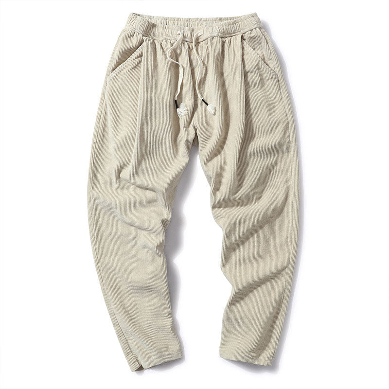 Casual Solid Color Loose Casual Pants