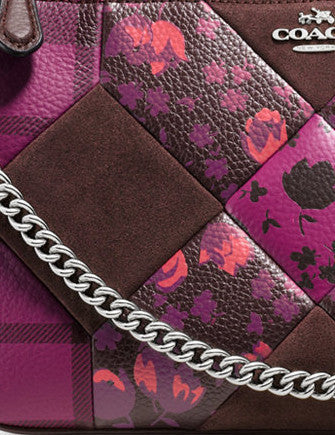 Coach Nolita Wristlet 24 in Patchwork Print Leather
