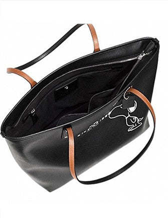 Coach X Peanuts Snoopy City Zip Tote
