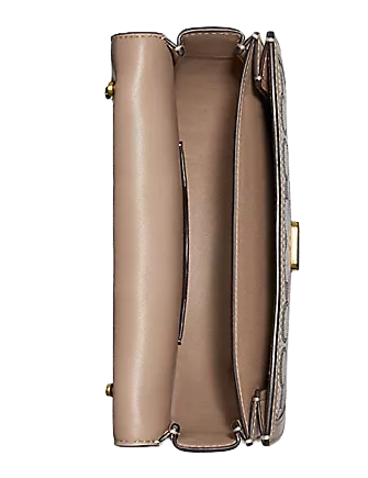 Coach Alie Saddle Bag In Signature Jacquard