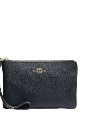 Coach Corner Zip Wristlet