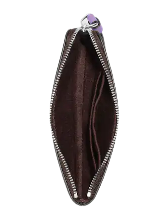 Coach Corner Zip Wristlet In Signature Canvas
