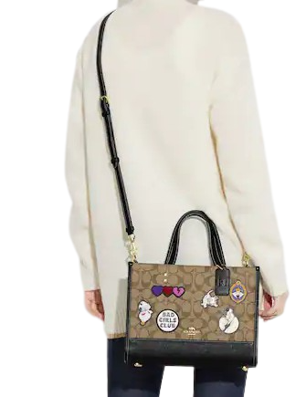 Coach Disney X Coach Dempsey Carryall In Signature Canvas With Patches