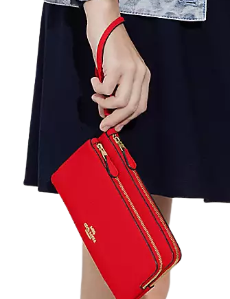 Coach Double Zip Wallet