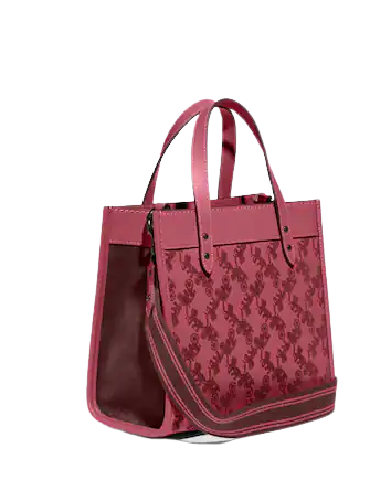 Coach Field Tote 22 With Horse And Carriage