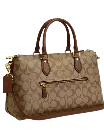 Coach Georgia Satchel In Signature Canvas