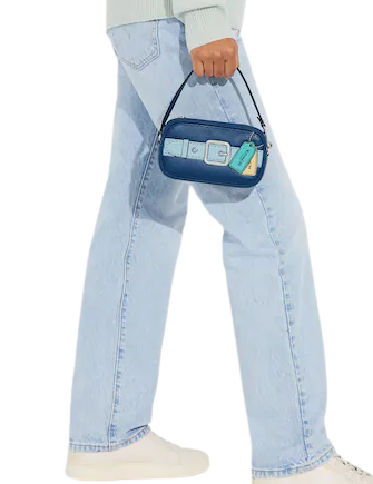 Coach Jamie Wristlet With Trompe L'oeil Print