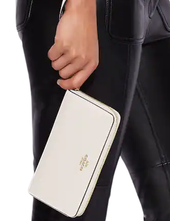 Coach Long Zip Around Wallet
