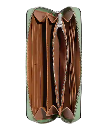 Coach Long Zip Around Wallet