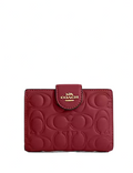 Coach Medium Corner Zip Wallet With Signature
