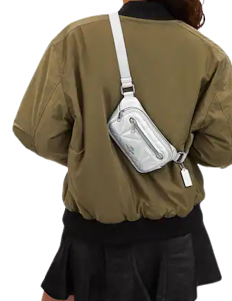 Coach Mini Belt Bag With Puffy Diamond Quilting