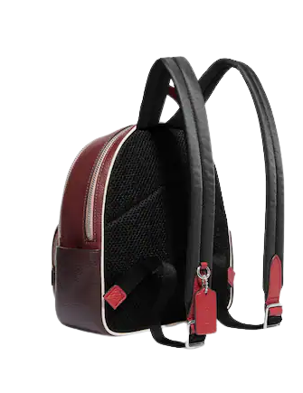 Coach Mini Court Backpack In Colorblock With Ski Speed Graphic