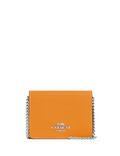 Coach Mini Wallet On A Chain In Colorblock