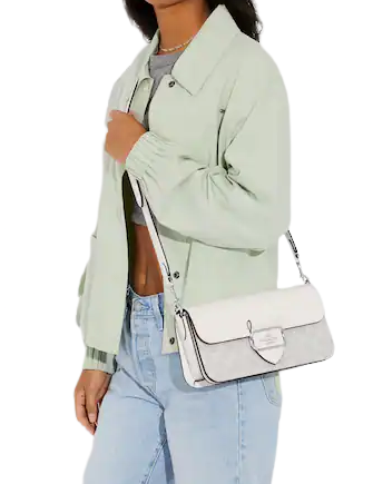 Coach Morgan Shoulder Bag In Signature Canvas