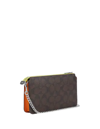 Coach Poppy Crossbody In Colorblock Signature Canvas