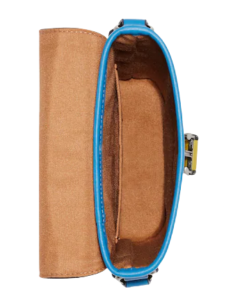 Coach Track Small Flap Crossbody In Colorblock Signature Canvas