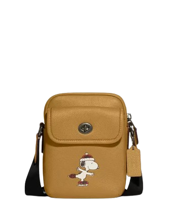 Coach Coach X Peanuts Heritage Crossbody With Snoopy Motif