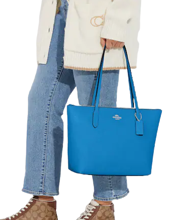 Coach Zip Top Tote