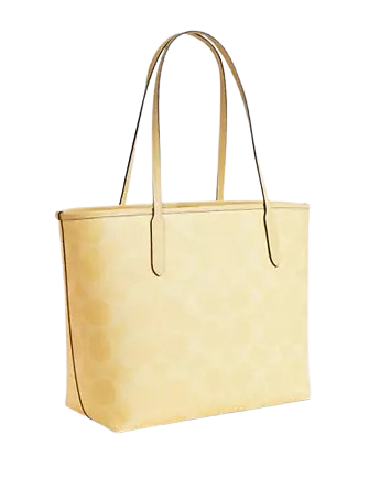 Coach City Tote Bag In Signature Canvas