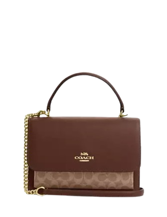 Coach Klare Top Handle Bag In Signature Canvas