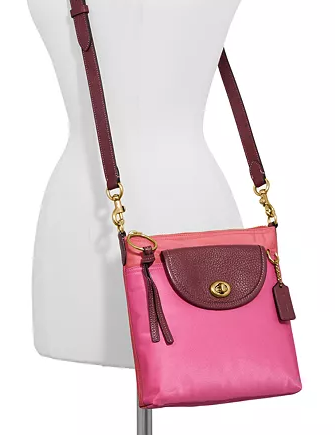 Coach Colorblock Nylon Cargo Crossbody