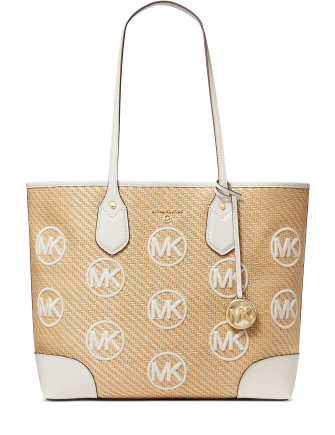 Michael Michael Kors Eva Large Woven Logo Tote