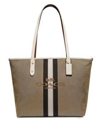 Coach Horse & Carriage Jacquard City Tote