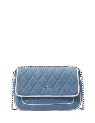 Kate Spade New York Carey Denim Medium Flap Shoulder Bag