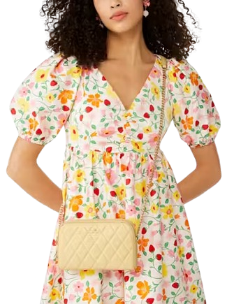 Kate Spade New York Carey Smooth Quilted Leather Mini Camera Bag