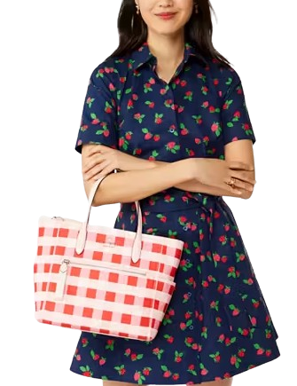 Kate Spade New York Chelsea Gingham Medium Satchel