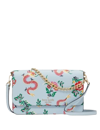 Kate Spade New York Dragon Printed Flap Crossbody