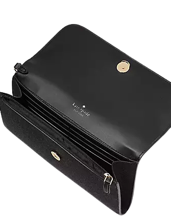 Kate Spade New York Glimmer Medium Flap Wristlet