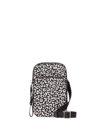 Kate Spade New York Graphic Leopard Heart North South Crossbody