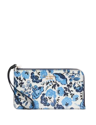 Kate Spade New York Lucy Vase Floral Medium L Zip Wristlet