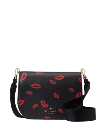 Kate Spade New York Madison Lip Toss Saddle Bag