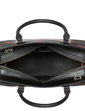 Kate Spade New York Madison Rose Toss Printed Medium Satchel