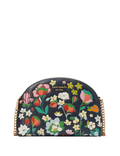 Kate Spade New York Morgan Flower Bed Embossed Double-zip Dome Crossbody