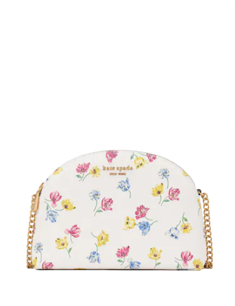 Kate Spade New York Morgan Tulip Toss Double zip Dome Crossbody