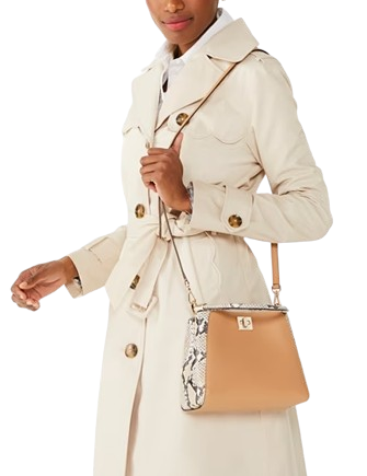 Kate Spade New York Phoebe Snake Embossed Top Handle Satchel