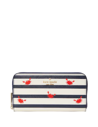 Kate Spade New York Pinch Me Crab Large Continental Wallet