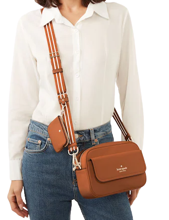 Kate Spade New York Rosie Pebbled Leather Flap Camera Bag