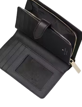 Kate Spade New York Signature Spade Flower Medium Compact Bifold Wallet