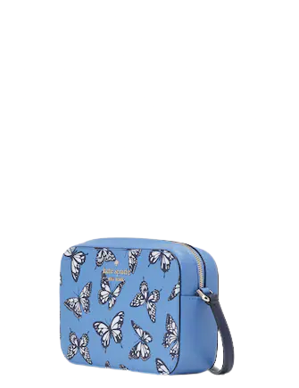 Kate Spade New York Staci Butterfly Sky Printed Mini Camera Bag