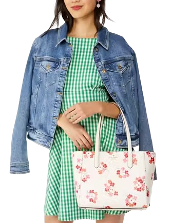 Kate Spade New York Staci Sunny Floral Clusters Printed Medium Tote