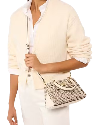 Kate Spade New York Carey Tinsel Tweed Small Sullivan Satchel