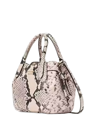 Kate Spade New York Dumpling Snake Embossed Mini Satchel