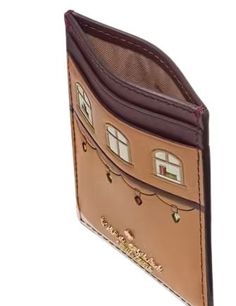 Kate Spade New York Oh What Fun Gingerbread House Small Slim Cardholder