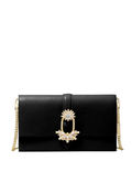 Michael Michael Kors Cece Large Convertible Leather Clutch Crossbody