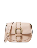 Michael Michael Kors Lillian Buckle Leather Small Crossbody Bag