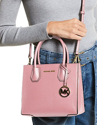 Michael Michael Kors Mercer Medium Pebbled Leather Crossbody Bag